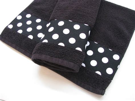 polka dot hand towels